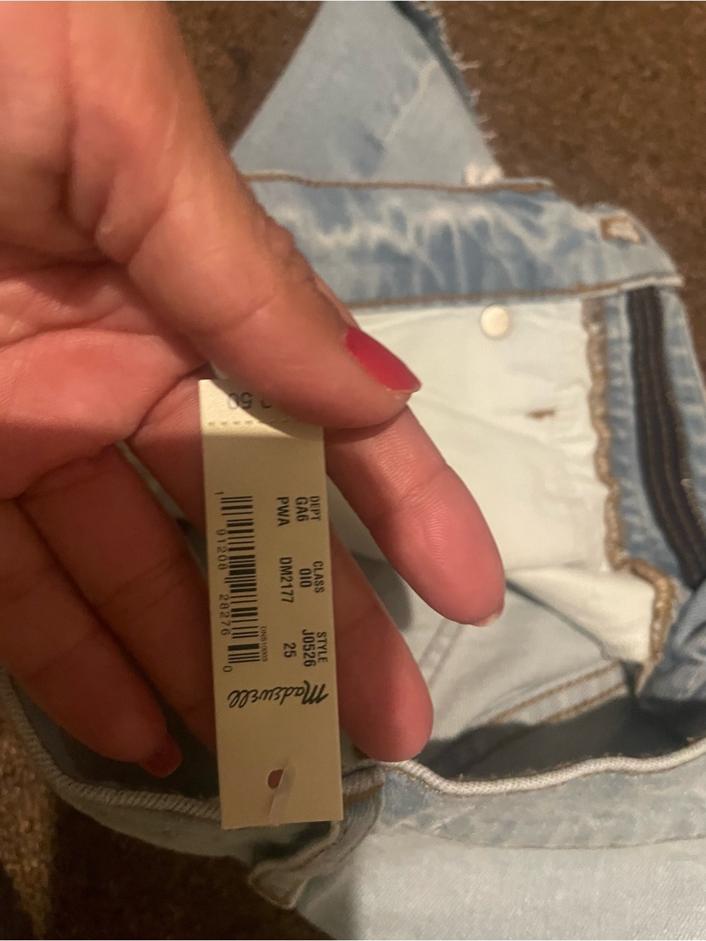 MADEWELL DENIM SHORTS 25 - Picture 4 of 7